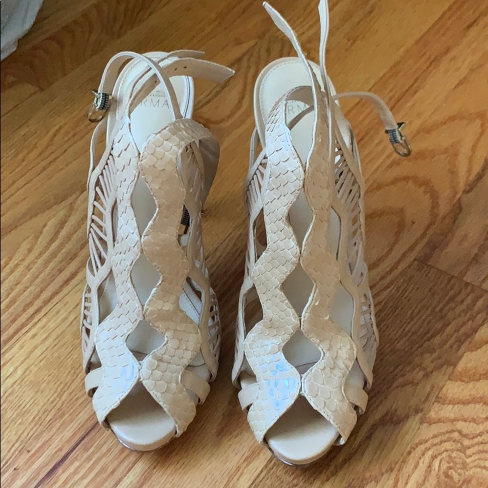 Birman never worn python heels - Picture 2 of 5